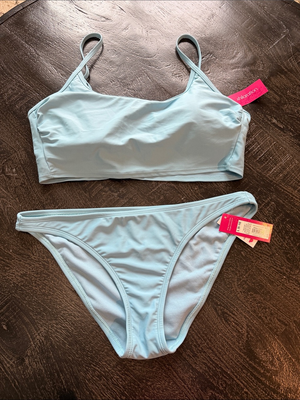 Xhilaration Light Blue Two-Piece Bikini Set